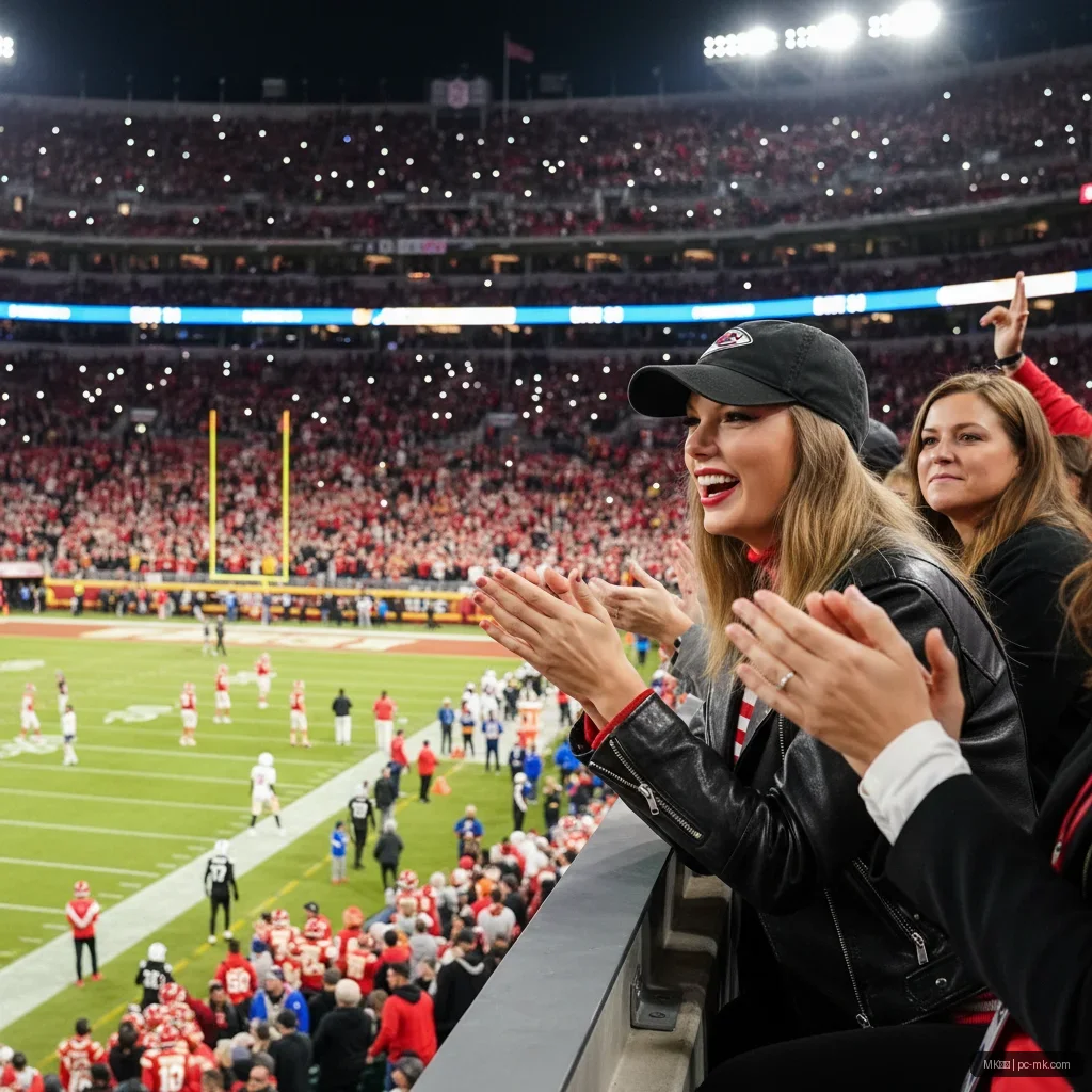 泰勒·斯威夫特现身NFL赛场，娱乐与体育完美融合